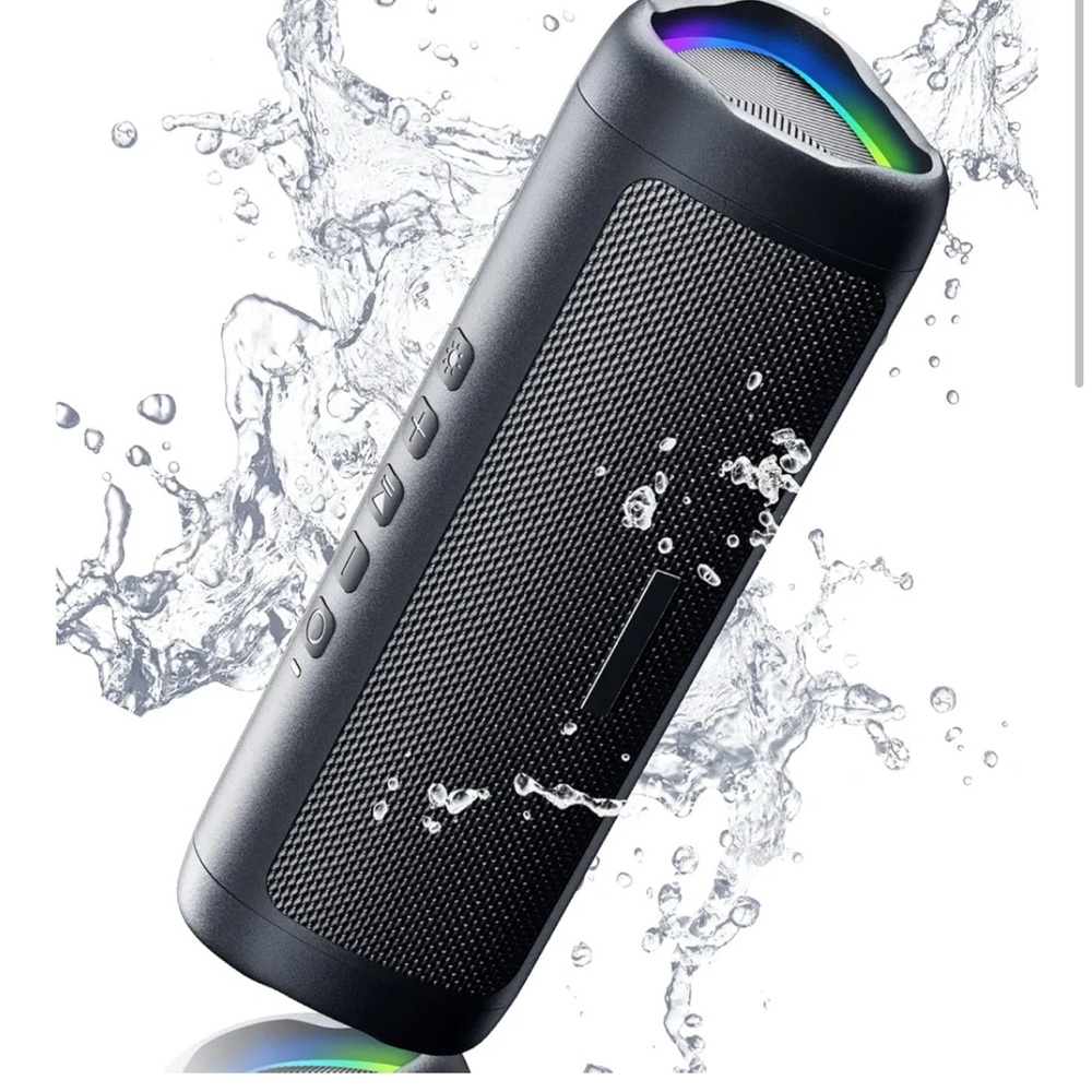 Black Bluetooth speaker